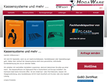 Tablet Screenshot of cw-soft.de